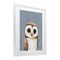 Stupell Industries Sweet Woodland Owl Framed Print Under Glass, design by Christine Simpson Art